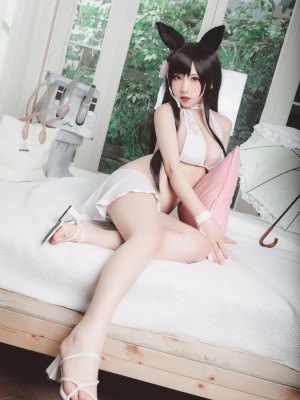 [貓田聖奈奈 (桃之啾啾)] 爱宕泳装 盛夏进行曲_24