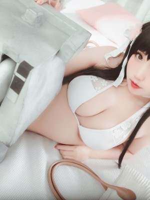 [貓田聖奈奈 (桃之啾啾)] 爱宕泳装 盛夏进行曲_21