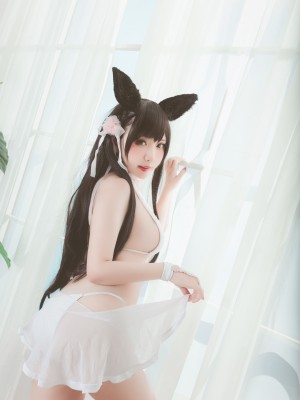 [貓田聖奈奈 (桃之啾啾)] 爱宕泳装 盛夏进行曲_23