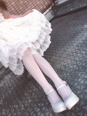 JK邪魔暖暖 - 白色连衣裙_003