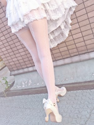 JK邪魔暖暖 - 白色连衣裙_006