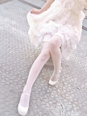 JK邪魔暖暖 - 白色连衣裙_007