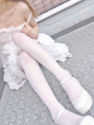 JK邪魔暖暖 - 白色连衣裙_014