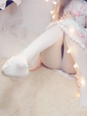 JK邪魔暖暖 - 白色连衣裙_028