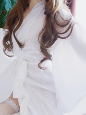 JK邪魔暖暖 - 白色浴袍_037