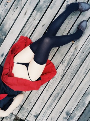 JK邪魔暖暖 - 公园露出_006