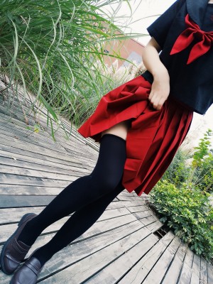 JK邪魔暖暖 - 公园露出_016