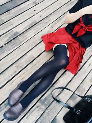 JK邪魔暖暖 - 公园露出_020