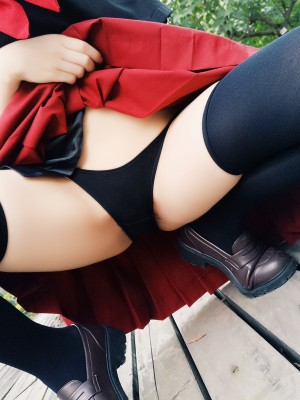 JK邪魔暖暖 - 公园露出_021