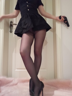 JK邪魔暖暖 - 黑丝女警_012