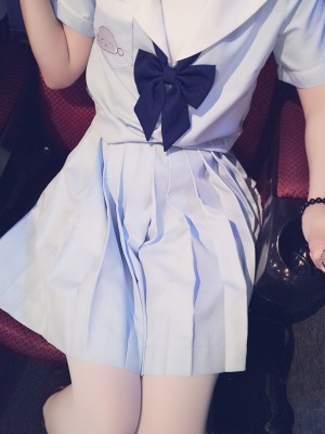 JK邪魔暖暖 - 水手服吊带袜_001