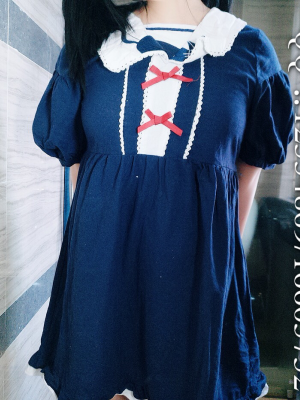 三寸萝莉 - 蓝色连衣裙_007