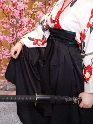 三寸萝莉 - 和服带刀少女_002