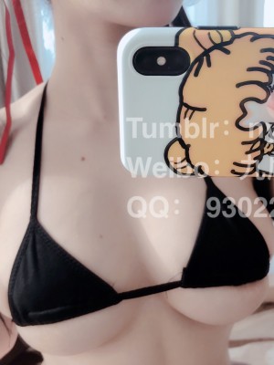 香草少女m(九尾狐狸m) - 网袜比基尼运动服_066