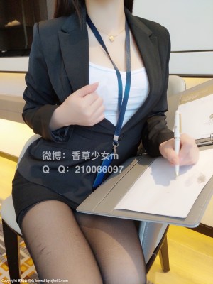 香草少女m(九尾狐狸m) - 性感小秘_036