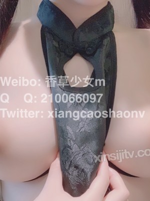 香草少女m(九尾狐狸m) - 黑旗袍_011