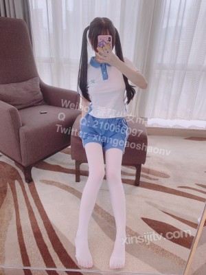 香草少女m(九尾狐狸m) - 校服白丝_038