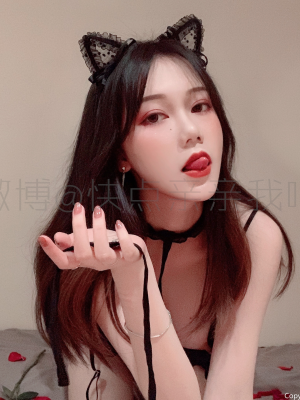快点亲亲我吖 - 黑色蕾丝_001