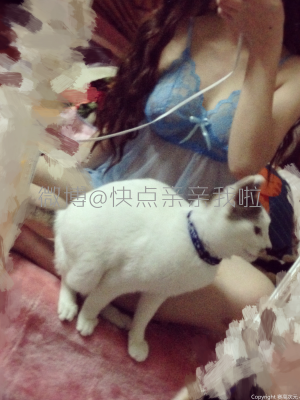 快点亲亲我吖 - 蓝色纱裙_013