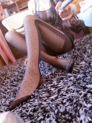 原来是茜公举殿下 - 点点黑丝_017