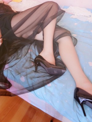 原来是茜公举殿下 - 黑纱裙_028