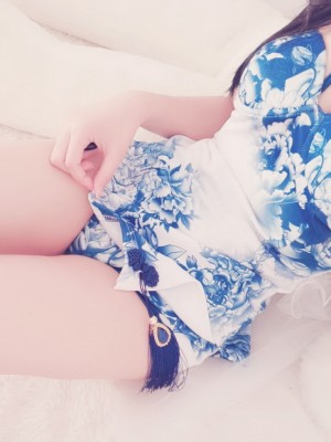 千舞樱落 - 青花瓷旗袍_012