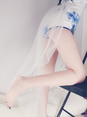 千舞樱落 - 青花瓷旗袍_035