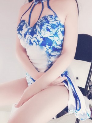 千舞樱落 - 青花瓷旗袍_038