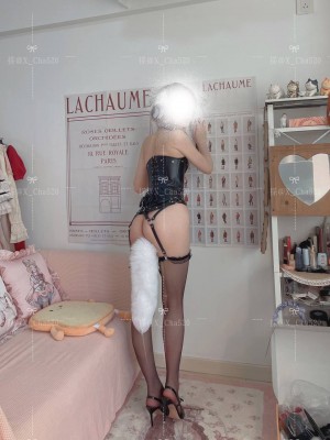 搽搽 - 黑色情趣系_011