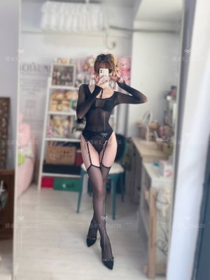 搽搽 - 黑色情趣系_024