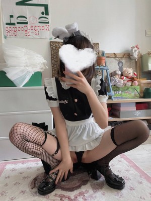 搽搽 - 女仆黑丝_014