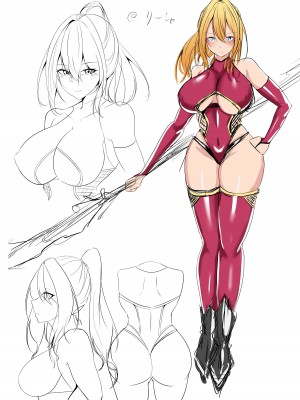 [白の葉 (シロハ)] 退魔師リーシャ_48