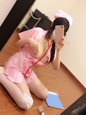 弱气乙女(御宅猫娘 舰队少女w) - 粉色护士_009