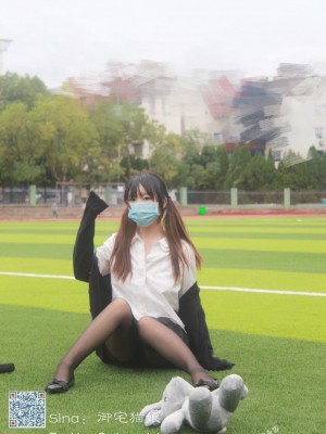 弱气乙女(御宅猫娘 舰队少女w) - 学校露出_010