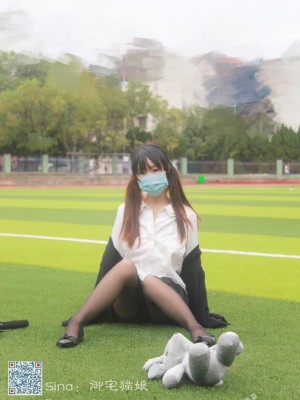 弱气乙女(御宅猫娘 舰队少女w) - 学校露出_011