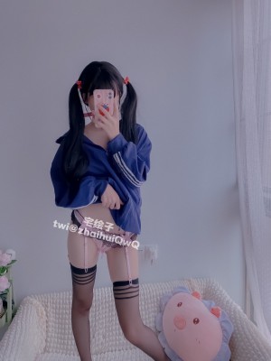 二阶堂(宅绘子) - 蓝色外套_068