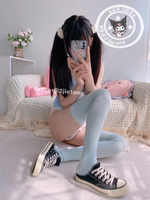 二阶堂(宅绘子) - 蓝色上衣_003