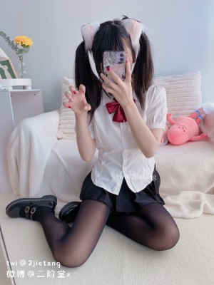 二阶堂(宅绘子) - 猫儿黑丝_010