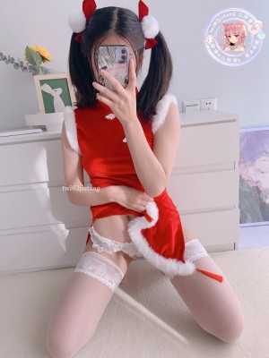 二阶堂(宅绘子) - 圣诞旗袍_012