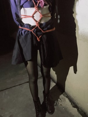 水酱是胖企鹅 - 夜晚路边_026