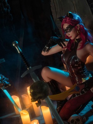 如月灰 - 玉藻前舞娘 & 王者荣耀 阿珂 暗夜猫娘_18