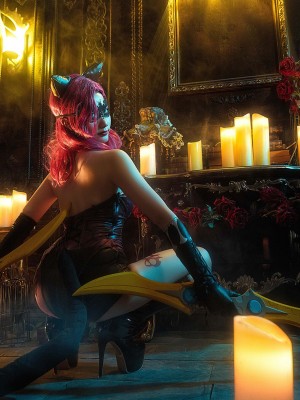 如月灰 - 玉藻前舞娘 & 王者荣耀 阿珂 暗夜猫娘_17