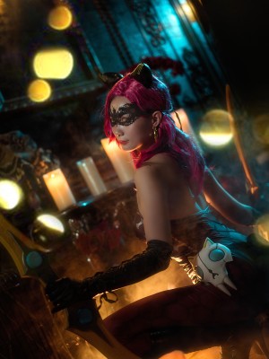 如月灰 - 玉藻前舞娘 & 王者荣耀 阿珂 暗夜猫娘_15