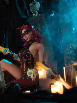 如月灰 - 玉藻前舞娘 & 王者荣耀 阿珂 暗夜猫娘_19