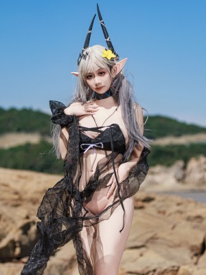 阿雪雪 - 泥岩泳装 明日方舟_10