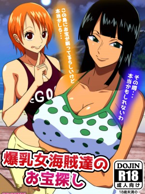 [Q同人] 爆乳女海賊達のお宝探し (ワンピース) [KOKORO个人汉化]_02