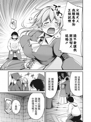 [れぐでく] 箱入りエルフの王女様 (コミックホットミルク 2024年3月号) [中国翻訳] [DL版]_03