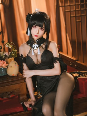 Tomoyo酱-碧蓝航线-镇海旗袍_04