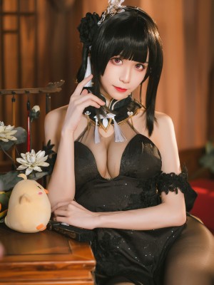 Tomoyo酱-碧蓝航线-镇海旗袍_45