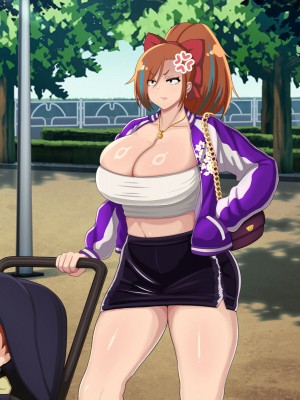 [ラフラブ] デカパイヤンママ旦那の居ぬ間にクソ○キと本気交尾してしまう_256